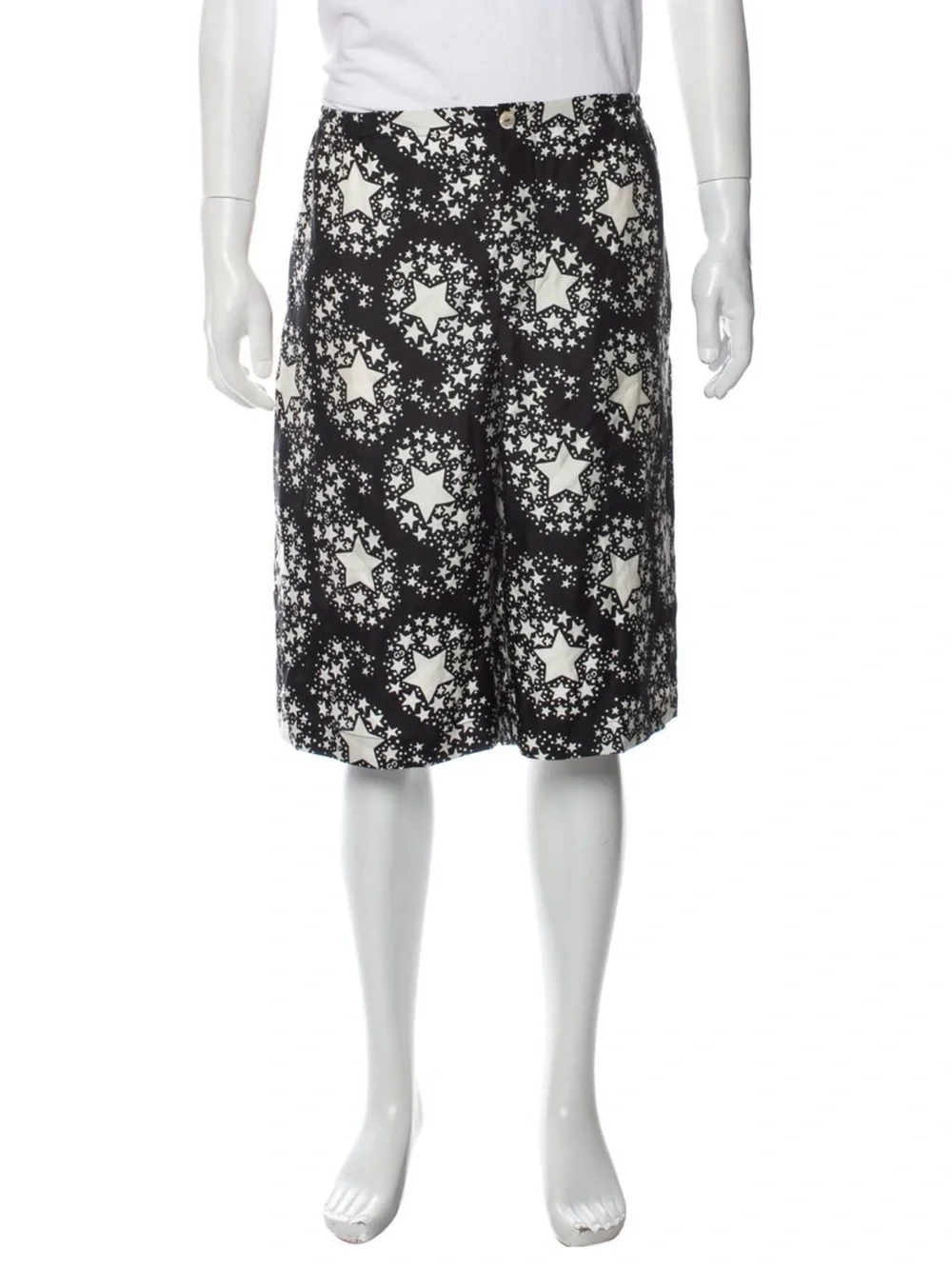 BNWT GUCCI SILK DESIGN PRINT SHORTS/BERMUDAS IT52 US36 MENS XL, Retal $985.00